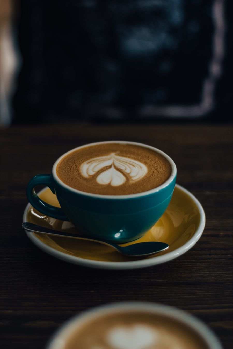 Cappuccino with silky milk foam and latte art