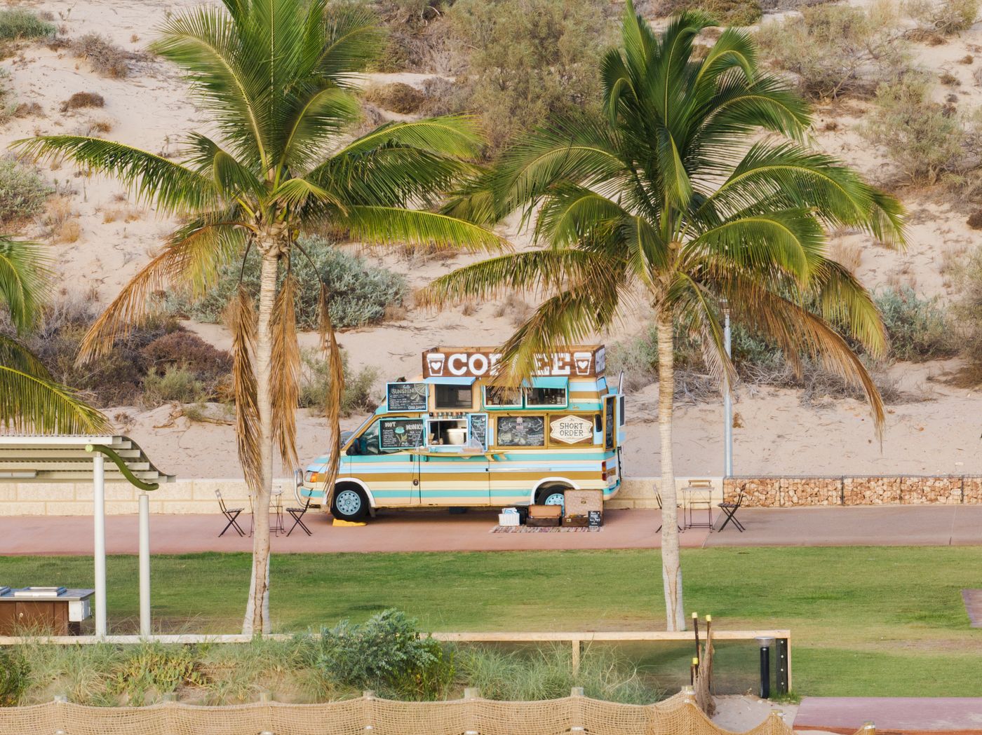 The Wagon on the road between locations